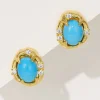 Brushed Turquoise Earrings For Women Jewelry - Image 6